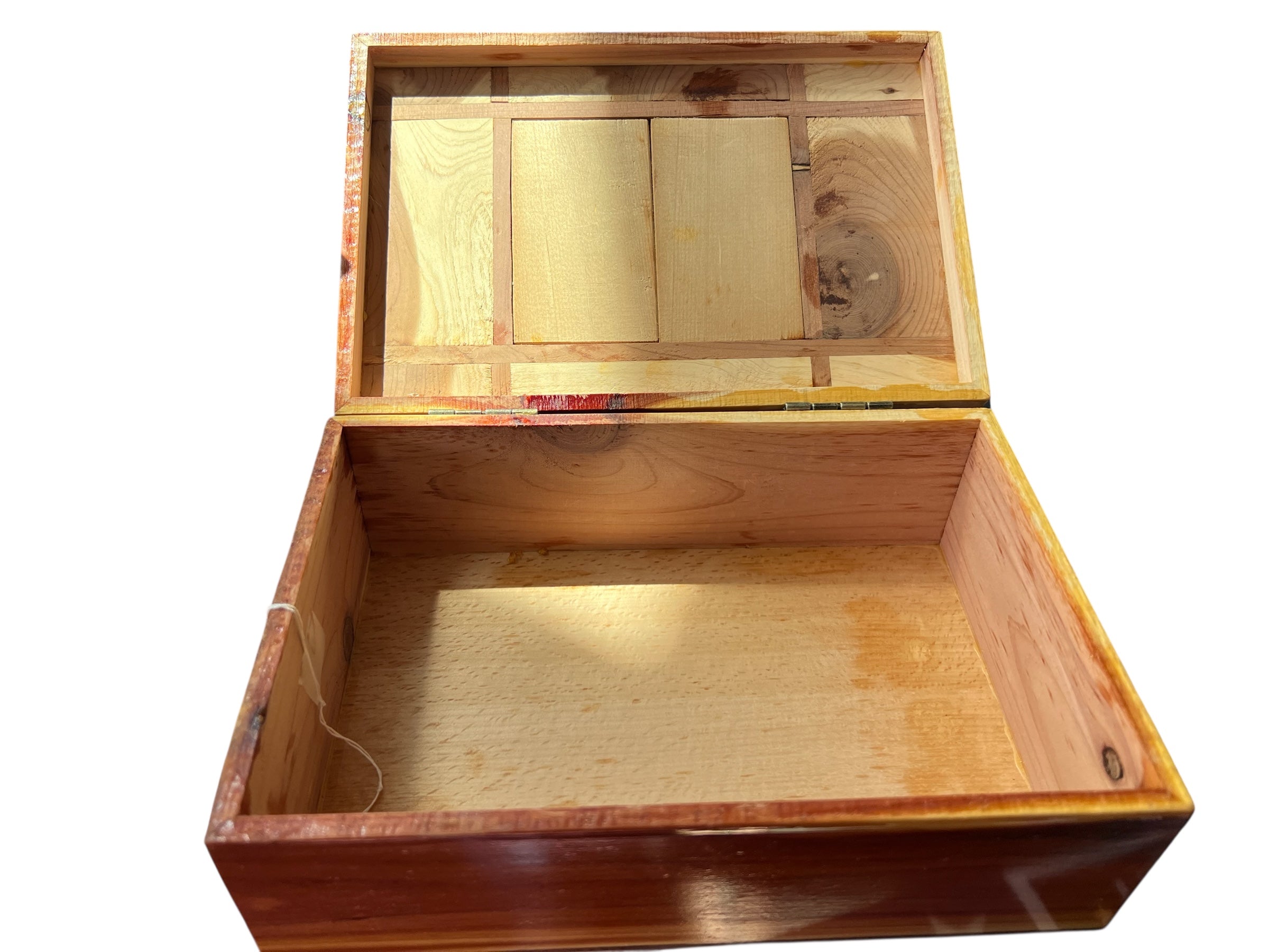 Handcrafted wooden box with Dragon design